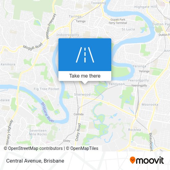 Central Avenue map