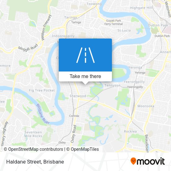 Haldane Street map