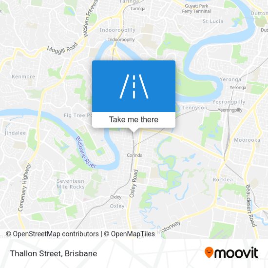 Thallon Street map