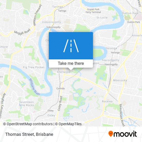 Thomas Street map