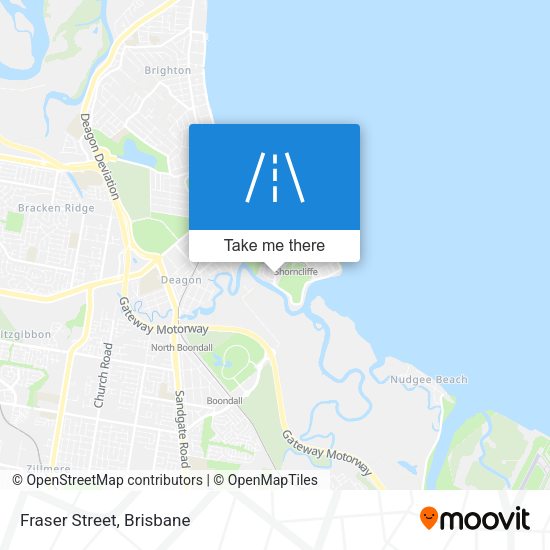Fraser Street map