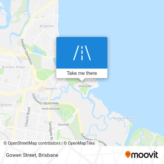 Gowen Street map