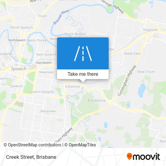 Creek Street map