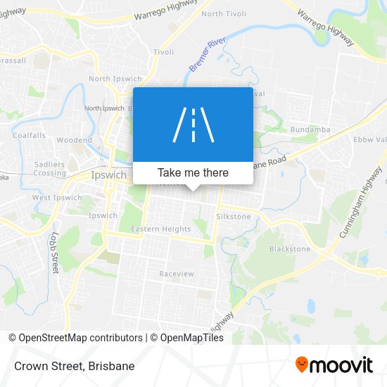 Crown Street map