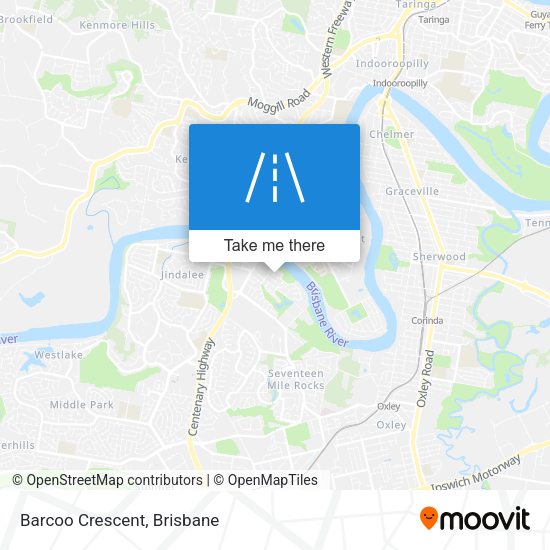 Barcoo Crescent map