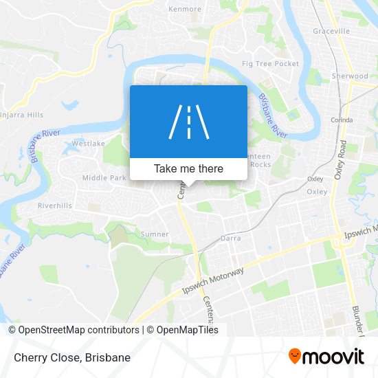 Cherry Close map