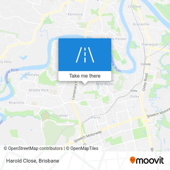 Harold Close map