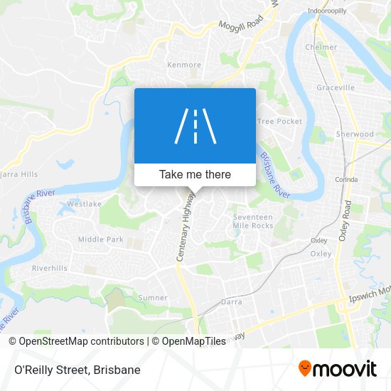 O'Reilly Street map