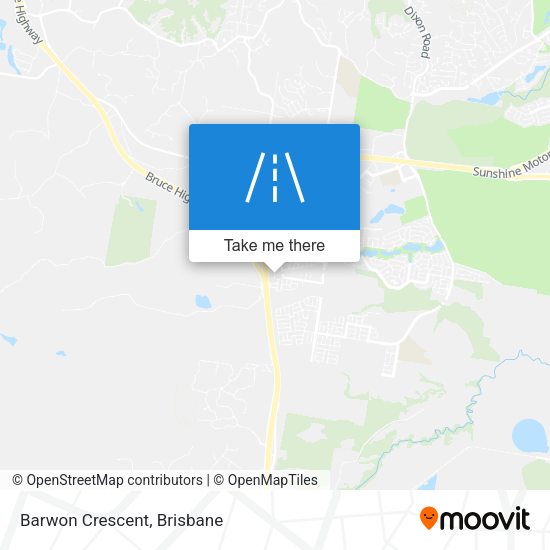 Barwon Crescent map