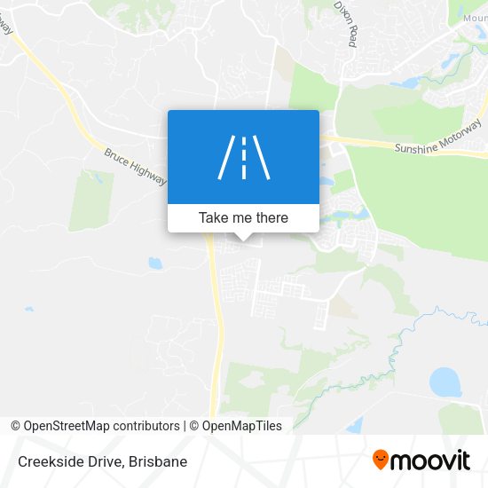 Creekside Drive map