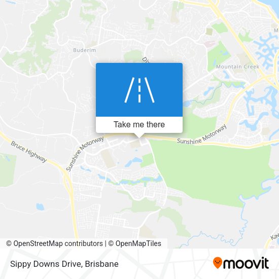 Sippy Downs Drive map