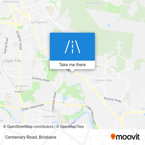 Centenary Road map