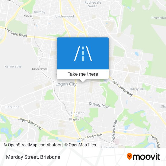 Marday Street map