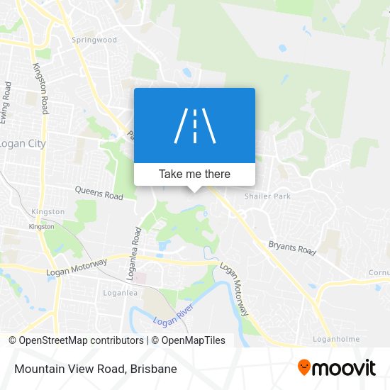 Mountain View Road map