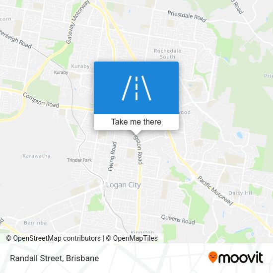 Randall Street map