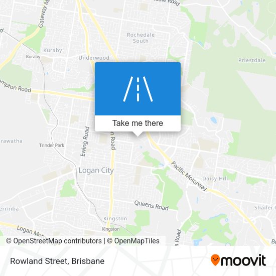 Rowland Street map