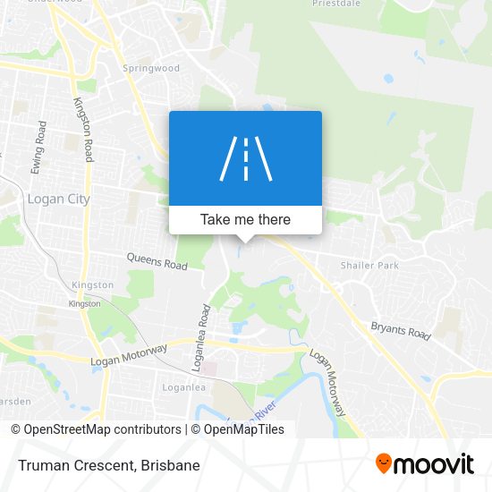 Truman Crescent map