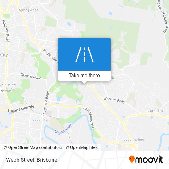 Webb Street map