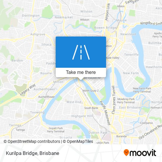 Kurilpa Bridge map