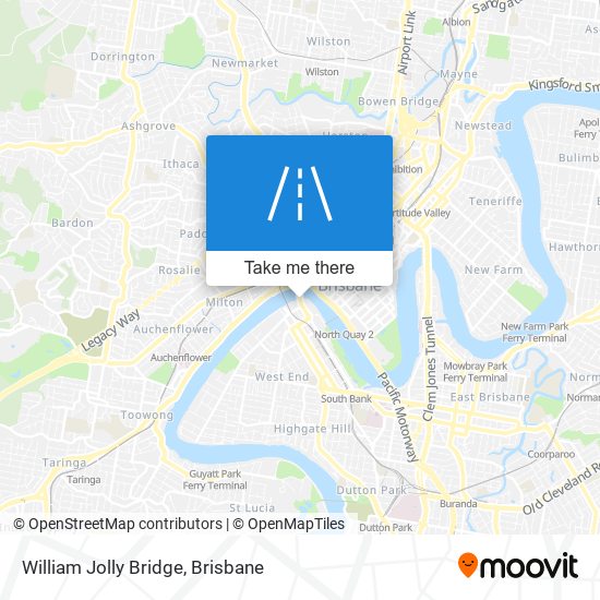 Mapa William Jolly Bridge