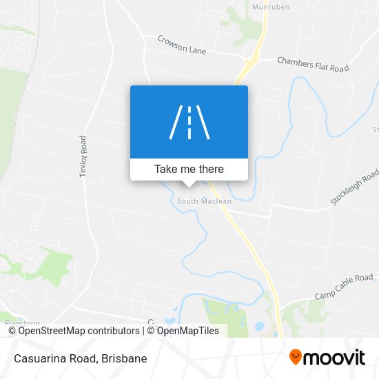 Casuarina Road map