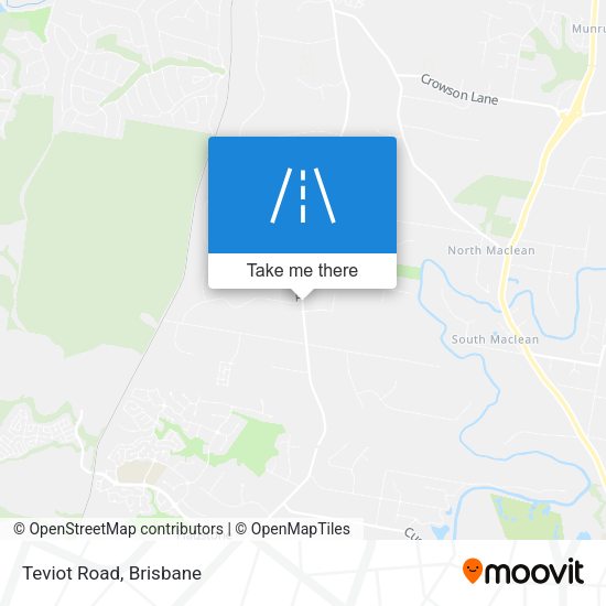 Teviot Road map