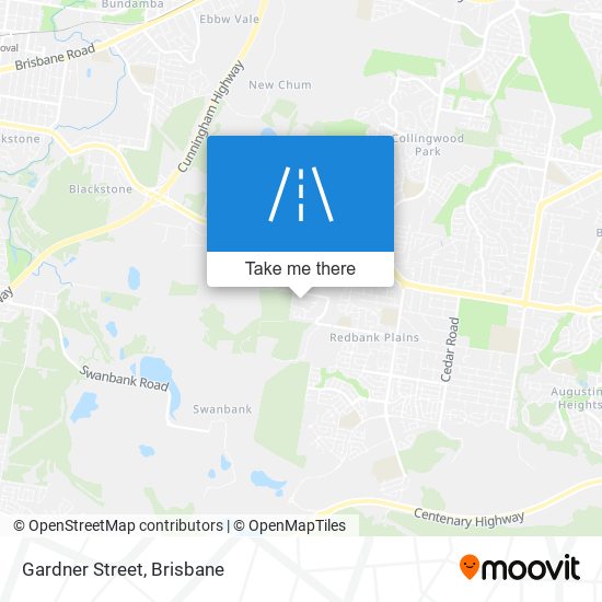 Gardner Street map