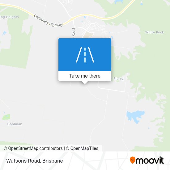 Watsons Road map
