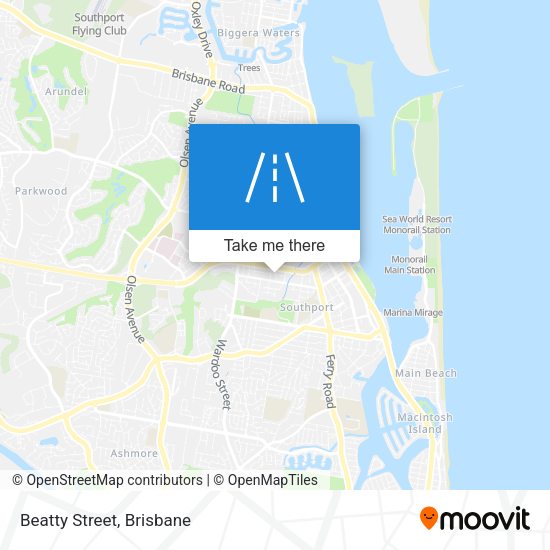 Beatty Street map