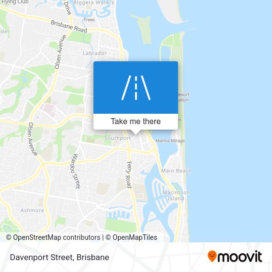 Davenport Street map