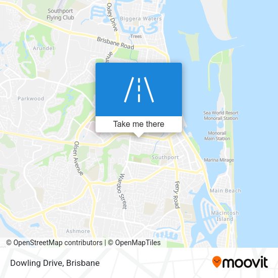 Dowling Drive map