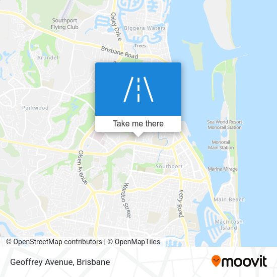 Geoffrey Avenue map