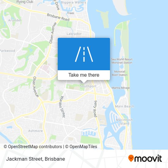 Jackman Street map