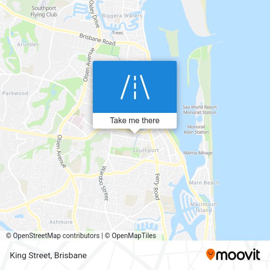 King Street map