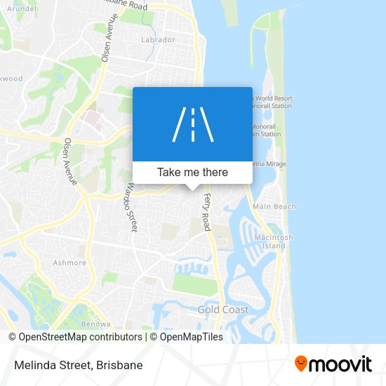 Melinda Street map
