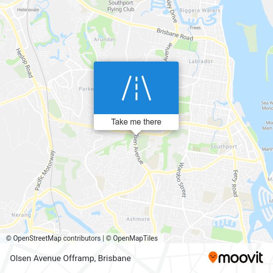 Olsen Avenue Offramp map