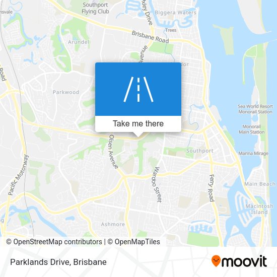 Parklands Drive map