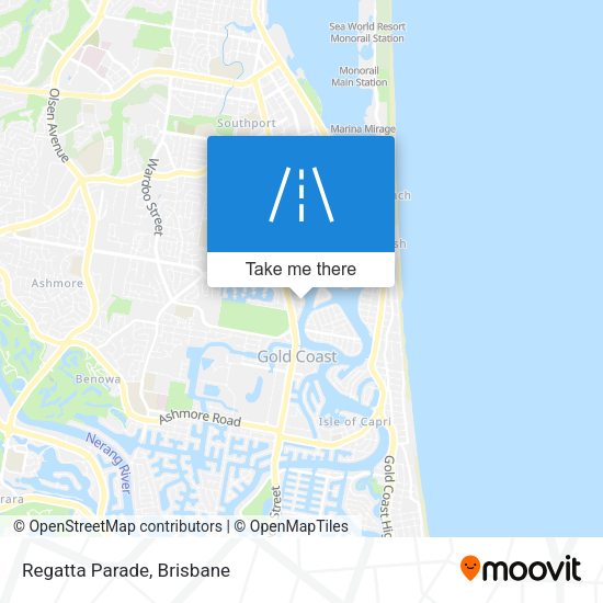 Regatta Parade map