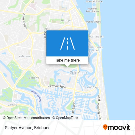 Slatyer Avenue map