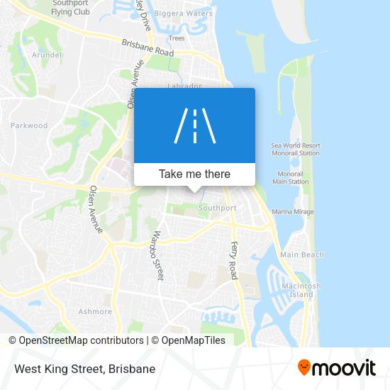 West King Street map