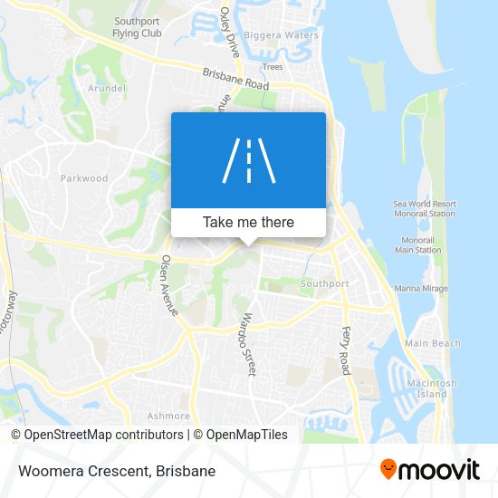 Woomera Crescent map