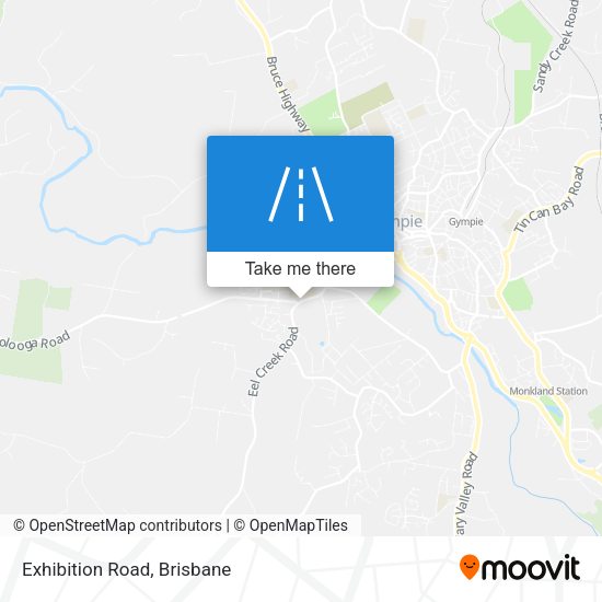 Exhibition Road map