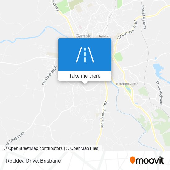 Rocklea Drive map