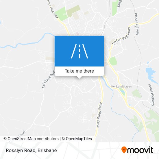 Rosslyn Road map