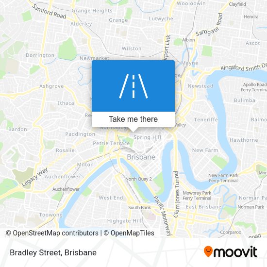 Bradley Street map