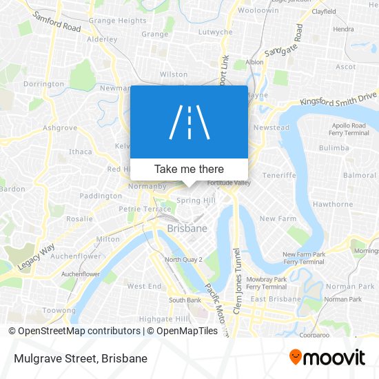 Mapa Mulgrave Street