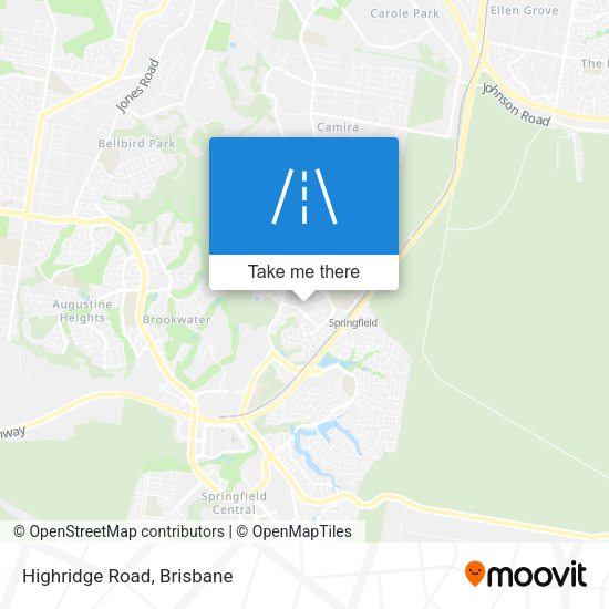 Highridge Road map