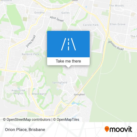 Orion Place map