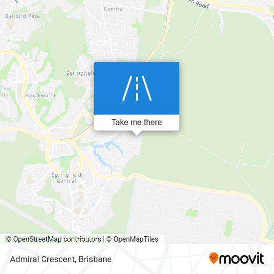 Admiral Crescent map