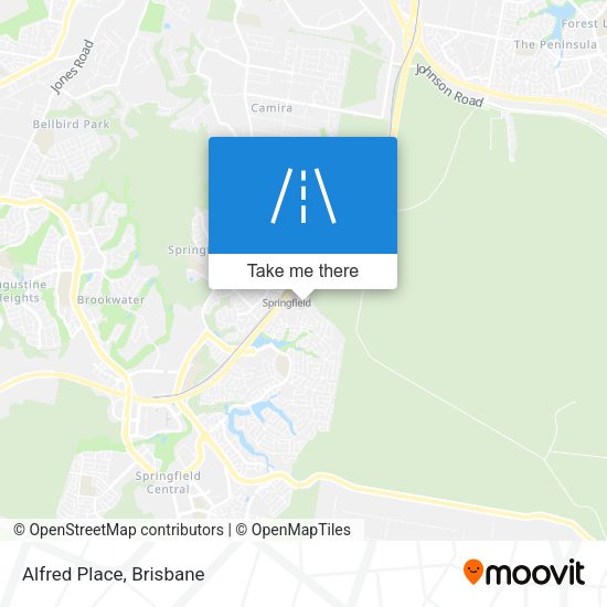 Alfred Place map